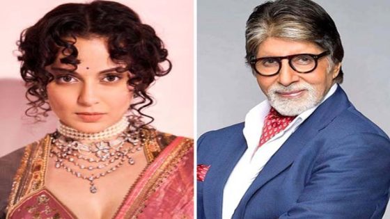 Kangana Ranaut compares herself to Amitabh Bachchan during her election campaign speech : Bollywood News – MASHAHER