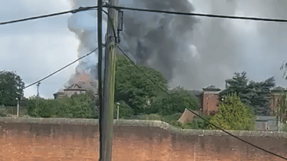 Flames Seen at Broadmoor Psychiatric Hospital Site – MASHAHER