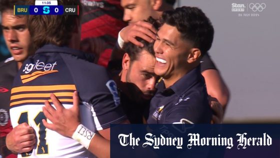 Cross-field kick sets up fantastic first Brumbies try – MASHAHER