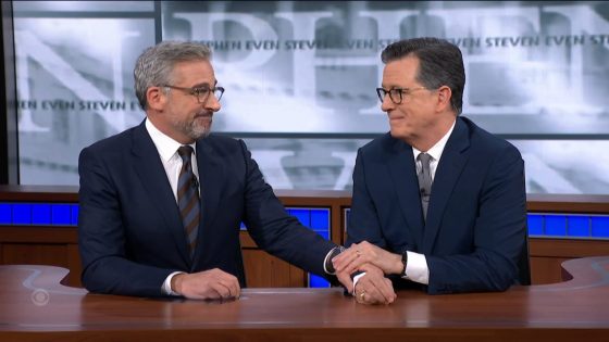 Steve Carell Joins Colbert in a Tearful ‘Daily Show’ Reunion – MASHAHER