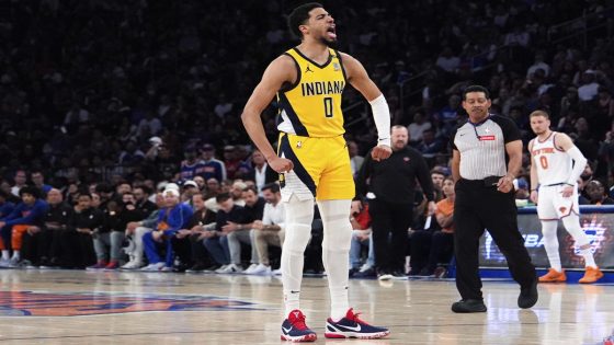 Pacers’ Tyrese Haliburton gets last word after defeating Knicks with Reggie Miller hoodie – MASHAHER