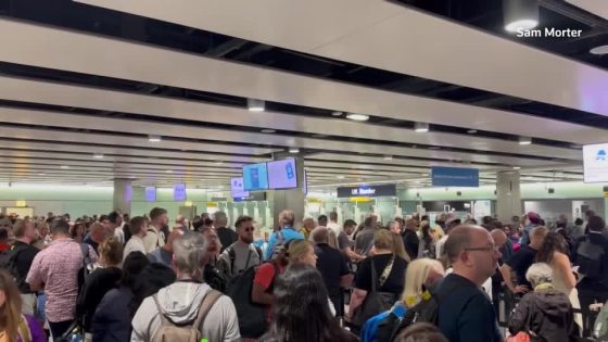 traveler on UK airport outage – MASHAHER