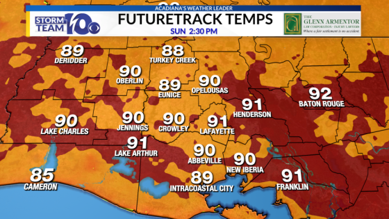 Summer pattern takes shape across Acadiana through next week – MASHAHER