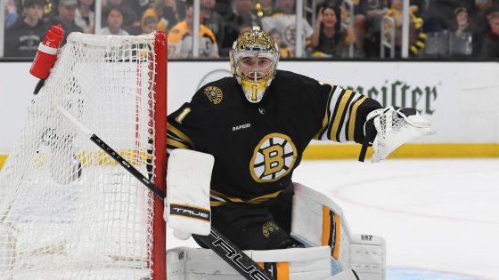 Swayman gives emotional reaction to Bruins fans’ chant at end of Game 6 – MASHAHER