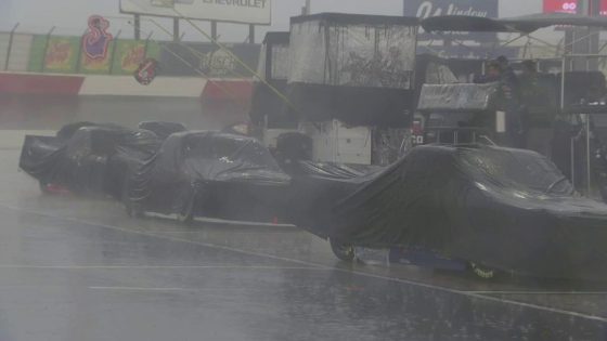 Flooding turns North Carolina speedway into a swimming pool for NASCAR crews – MASHAHER