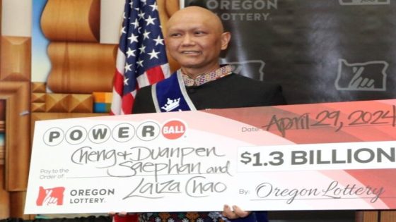 The cancer-stricken winner of the $1.3 billion Powerball jackpot in Oregon will get a $422 million lump-sum after taxes and says he’ll keep playing the lottery – MASHAHER