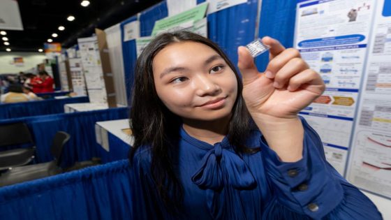 A 16-year-old took home $75,000 for her award-winning discovery that could help revolutionize biomedical implants – MASHAHER