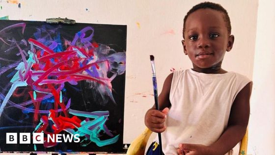 Ghanaian toddler sets record as youngest male artist – MASHAHER