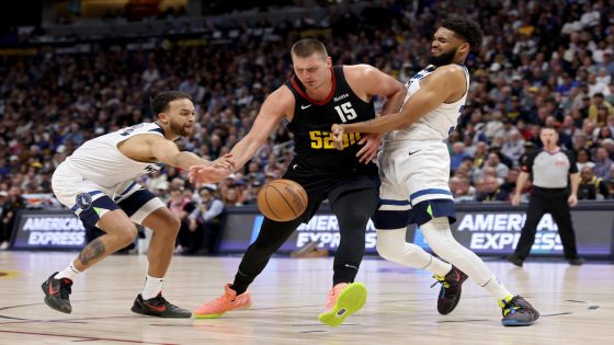 NBA playoffs: Timberwolves swarm Nuggets to take commanding 2-0 series lead over champs – MASHAHER