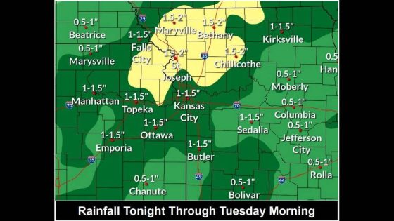 Brief heavy rains, flooding possible as showers, thunderstorms roll into Kansas City area – MASHAHER