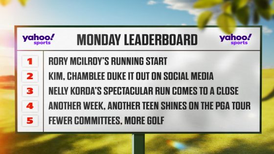 Monday Leaderboard: Rory’s ready for the PGA Championship – MASHAHER