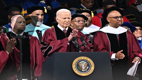 Morehouse Students Turn Their Backs, Walk Out of Graduation as Joe Biden Gives Speech – MASHAHER