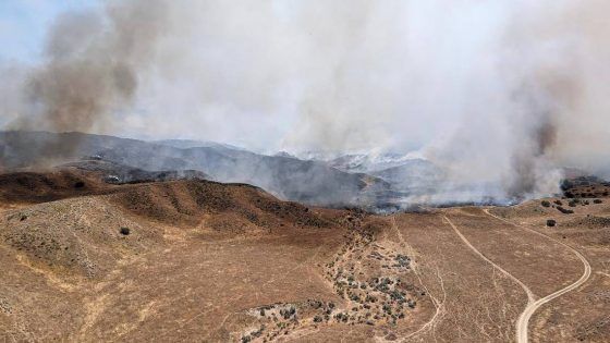 Evacuation warning issued as wildfire burns hundreds of acres in Santa Barbara County hills – MASHAHER