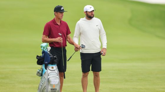 Why Scottie Scheffler’s caddie won’t be on the bag for a likely Saturday round at the PGA – MASHAHER