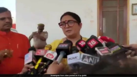 Smriti Irani’s “Proxy” Jibe After Congress Fields A Non-Gandhi From Amethi – MASHAHER