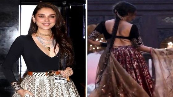 Aditi Rao Hydari reacts to viral Gajagamini walk from Heeramandi : Bollywood News – MASHAHER