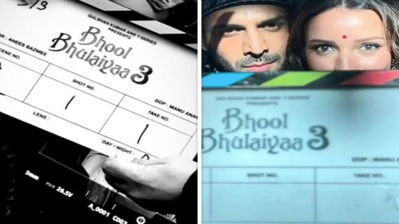 Bhool Bhulaiyaa 3 cast spotted on set: Kartik Aaryan, Vidya Balan, Madhuri Dixit, and Triptii Dimri in action 3 : Bollywood News – MASHAHER