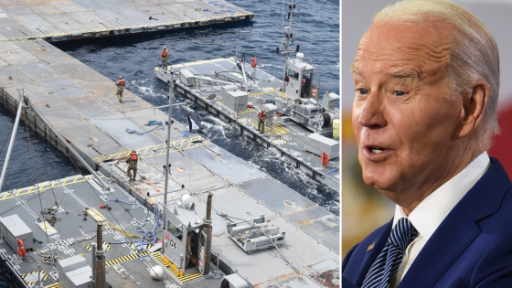 Biden’s $320M Gaza pier: Over budget and under constant threat, a ‘purely political’ misadventure – MASHAHER