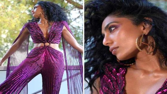 Cannes 2024: Sobhita Dhulipala amps up the glam at French Reviera in Rs. 1.8 lakh Namrata Joshipura V-neckline purple jumpsuit 2024 : Bollywood News – MASHAHER