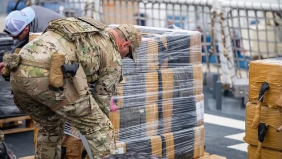 US Coast Guard unloaded over 33,000 pounds of cocaine in San Diego – MASHAHER