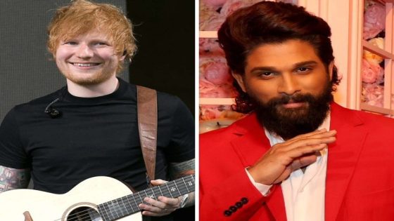 Ed Sheeran does Allu Arjun’s Pushpa’s iconic “Thaggedele” step, watch : Bollywood News – MASHAHER