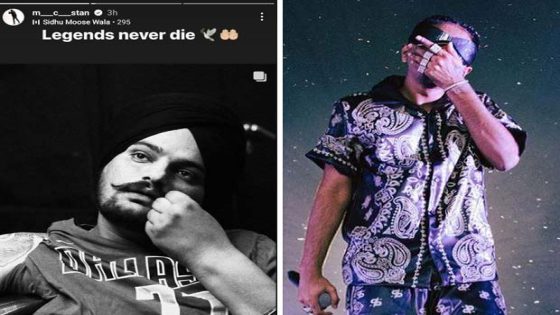 Rapper MC Stan honors Sidhu Moose Wala on his death anniversary; says, “Legends never die” : Bollywood News – MASHAHER