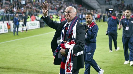 Claudio Ranieri bids emotional farewell to his beloved Cagliari in last match of Serie A season – MASHAHER