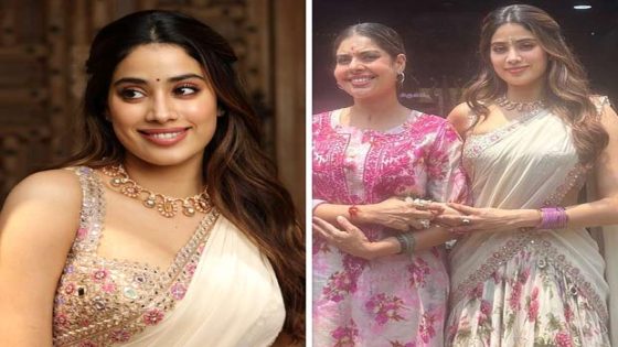 Janhvi Kapoor seeks blessings at Muppathanam temple in Arpita Mehta custom half-saree ahead of Mr & Mrs Mahi release: “Mumma’s most favourite place to visit in Chennai” : Bollywood News – MASHAHER