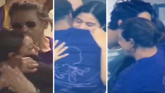 KKR wins IPL 2024: Shah Rukh Khan gives forehead kiss to Gauri Khan, lifts trophy; Suhana Khan gets emotional hugging SRK, AbRam and Aryan, watch viral videos 2024 : Bollywood News – MASHAHER