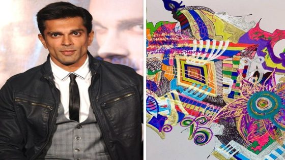 Karan Singh Grover explores the painter inside him, see pictures : Bollywood News – MASHAHER