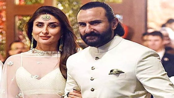 Kareena Kapoor and Saif Ali Khan share an adorable moment in front of paparazzi : Bollywood News – MASHAHER