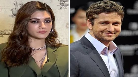 Kriti Sanon recalls fangirl moment with Gerard Butler; “I saw Gerard Butler who was…” : Bollywood News – MASHAHER