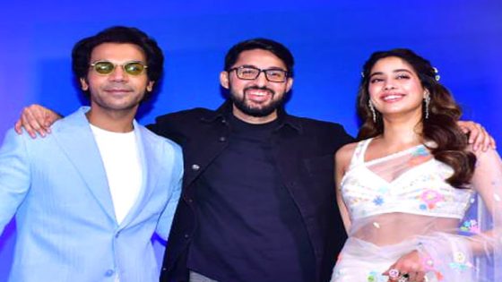 Mr & Mrs Mahi’s ‘Dekhha Tenu’ song launch: “Rajkummar Rao has the hunger of a first-timer and the skills of a LEGEND; 100 years later, when people talk about Indian cinema, Rajkummar’s name is going to be up there” – Sharan Sharma 100 : Bollywood News – MASHAHER