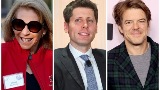 Shari Redstone, Sam Altman, Bob Iger – MASHAHER