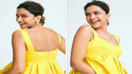 Mom-to-be Deepika Padukone looks radiant in yellow midi dress amidst pregnancy, shares photos : Bollywood News – MASHAHER