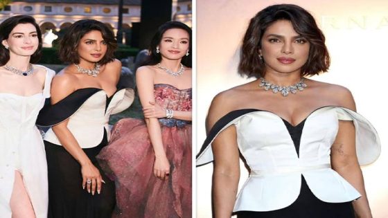 Priyanka Chopra poses with Anne Hathaway, Liu Yifei and Shu Qi while flaunting her new hairdo at Bvlgari event. : Bollywood News – MASHAHER