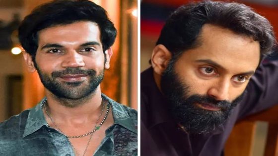 Rajkummar Rao eager to work with Fahadh Faasil: “He’s somebody who I have immense respect” : Bollywood News – MASHAHER