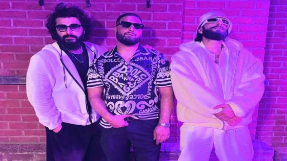 Ranveer Singh, Arjun Kapoor strike a pose with ‘Amplifier’ singer Imran Khan, photo goes viral : Bollywood News – MASHAHER