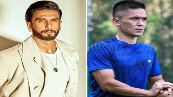 Ranveer Singh pens emotional message as Indian Football team Captain Sunil Chhetri announces retirement: “Thank you for bringing us so much joy and glory” : Bollywood News – MASHAHER