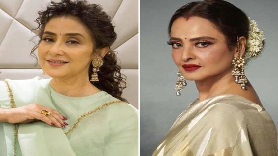 Rekha’s heartfelt words of praise leave Manisha Koirala teary-eyed: “My prayers have come true” : Bollywood News – MASHAHER