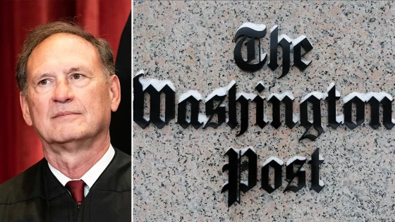 Washington Post reveals it passed on Alito flag story in 2021 after confrontation with justice’s wife – MASHAHER