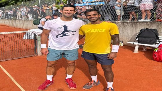 French Open: Sumit Nagal trains with Novak Djokovic – MASHAHER