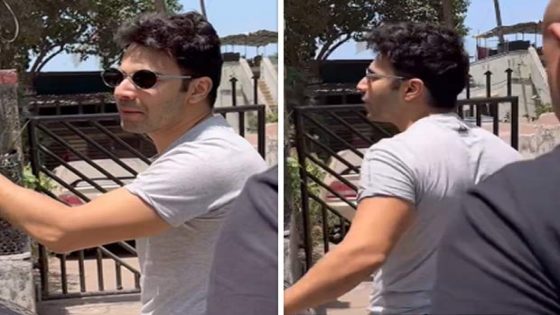 Varun Dhawan gets annoyed at the paparazzi: “Tereko andar aana hai?” : Bollywood News – MASHAHER