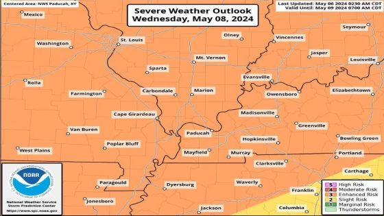 Severe weather outbreak possible in Tri-State on Tuesday, Wednesday – MASHAHER