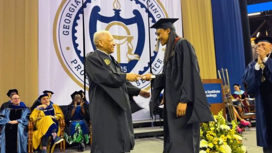 An engineer made history as Georgia Tech’s first Black graduate; 59 years later, he passes the torch to his granddaughter – MASHAHER