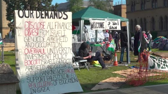 Pro-Palestinian encampment springs up at Oxford University – MASHAHER