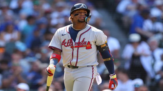 MVP Ronald Acuña Jr. leaves Braves-Pirates game after falling with non-contact knee injury – MASHAHER