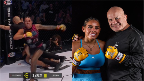 Video: Kennedy Freeman, daughter of Ian Freeman, scores walkoff knockout at Cage Warriors 172 – MASHAHER