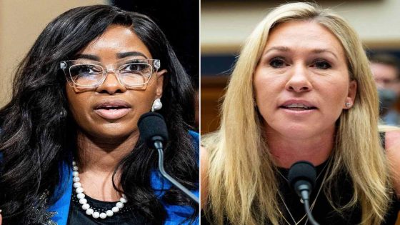 Rep. Jasmine Crockett Files to Trademark ‘Bleach Blonde Bad Built Butch Body’ After Clash with Marjorie Taylor Greene – MASHAHER