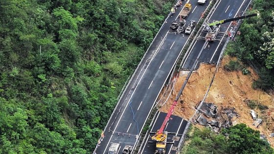 China highway collapse sends cars plunging, leaving at least 24 dead, dozens injured – MASHAHER